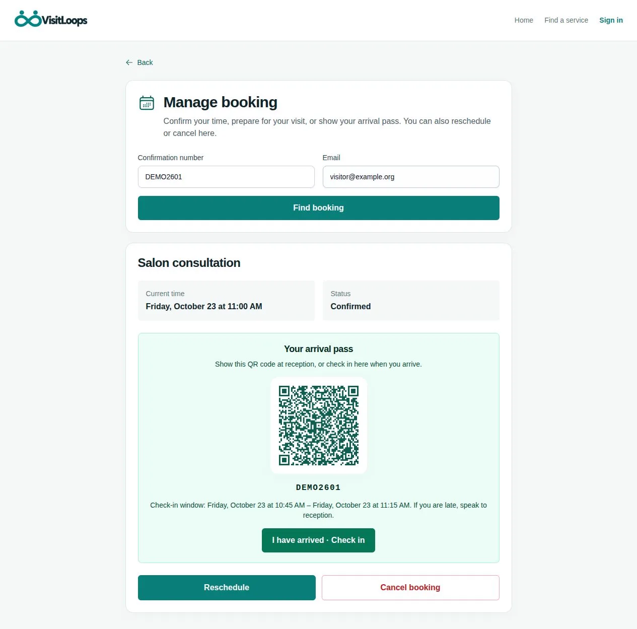 راجع الحجز — VisitLoops
